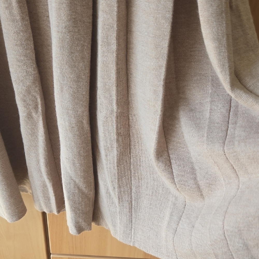 Lauren Manoogian Brown Cowl Neck A-Line Sweater Dress, Hygee, Scandi Style, EUC - Picture 9 of 9